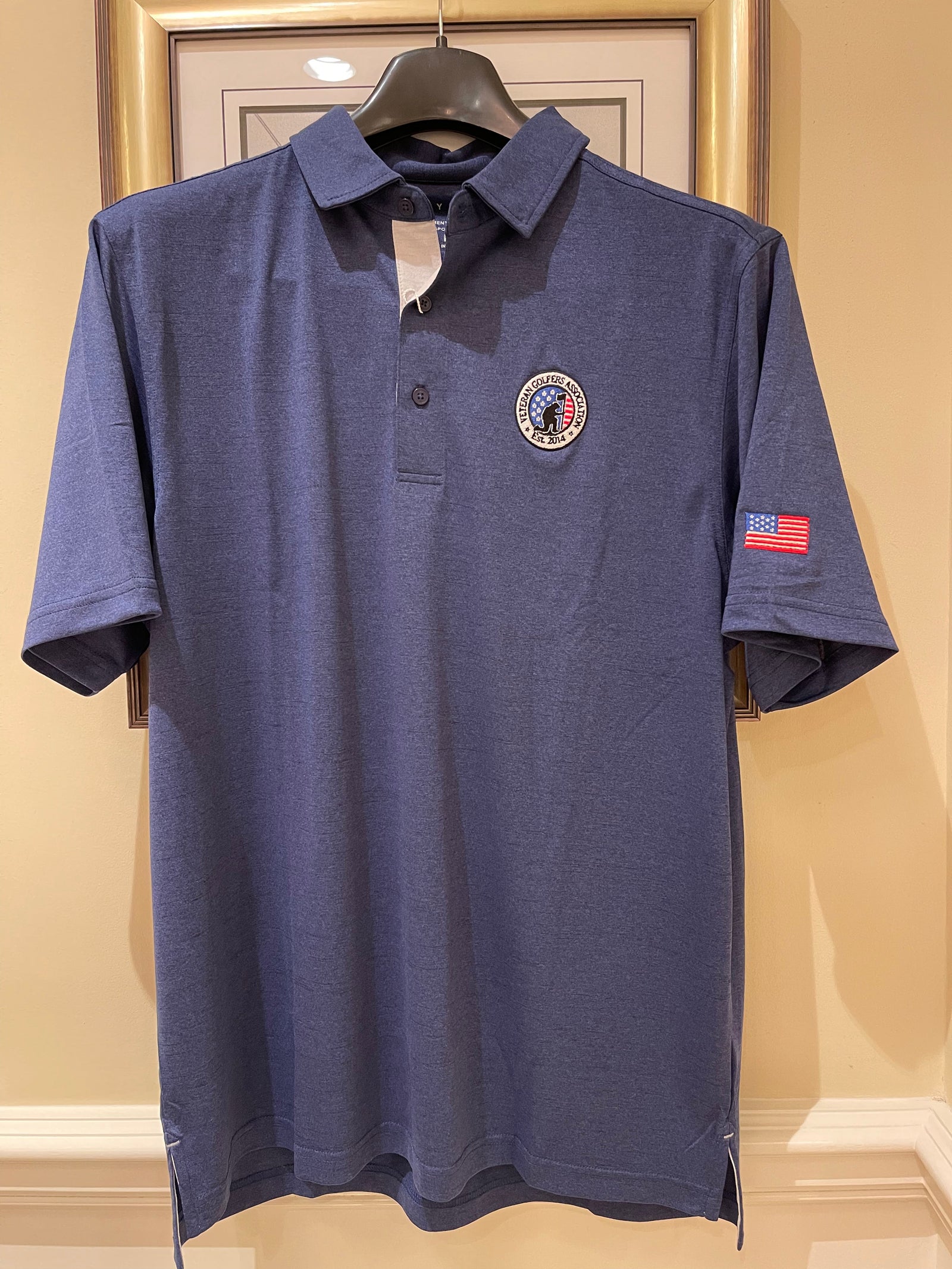 Bobby Jones Performance Space Dyed Short Sleeve Polo Shirt
