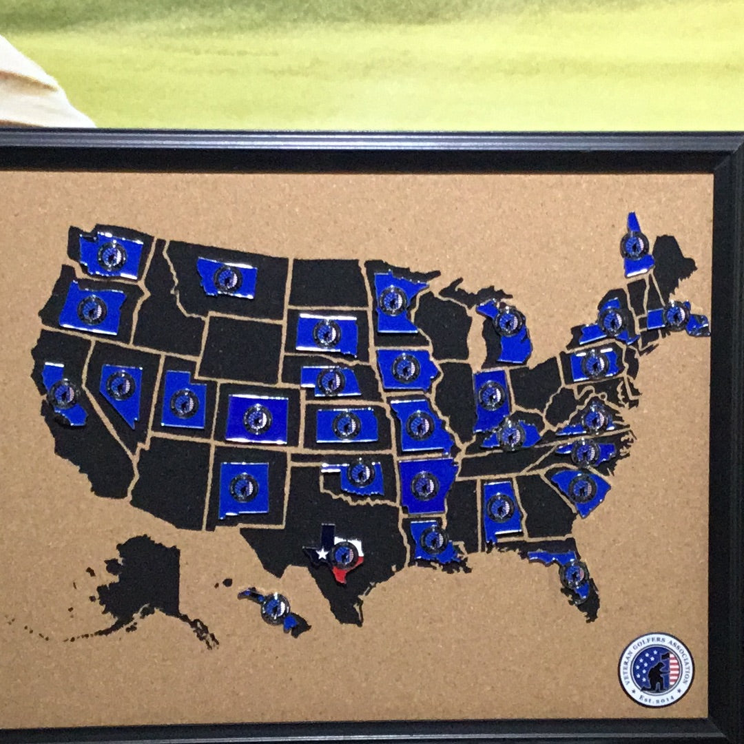 VGA United States Cork Board
