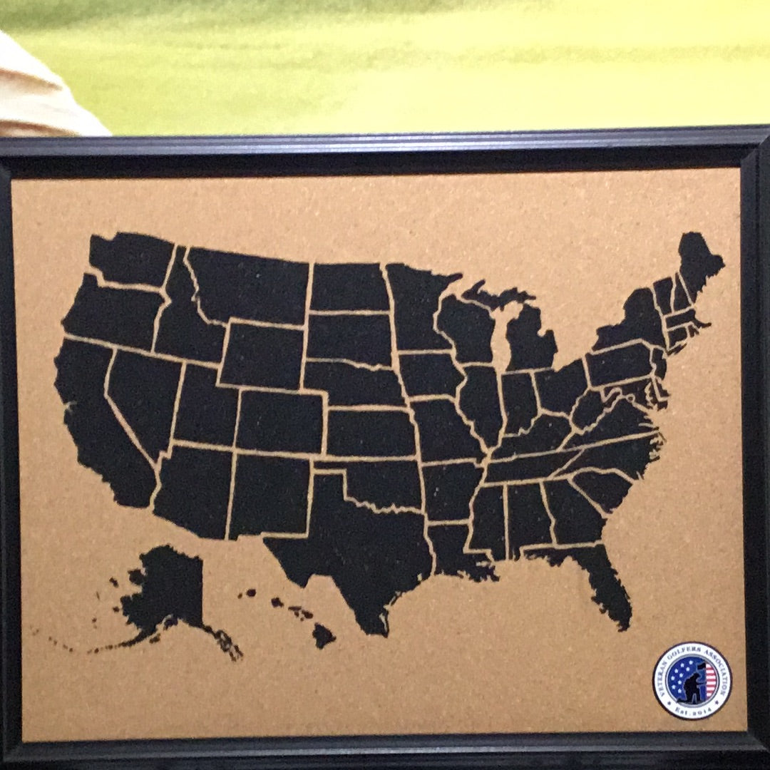 VGA United States Cork Board
