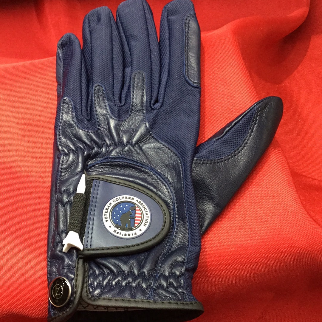 Mens Cabretta Elite Navy Left Gloves