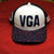 VGA Navy Fairway Camo Trucker Hat