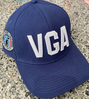 Navy Hat w/ White VGA