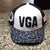 VGA Black Fairway Camo Trucker Hat