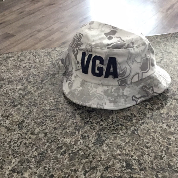 Bucket Hat White Camo - Veteran Golfers Association