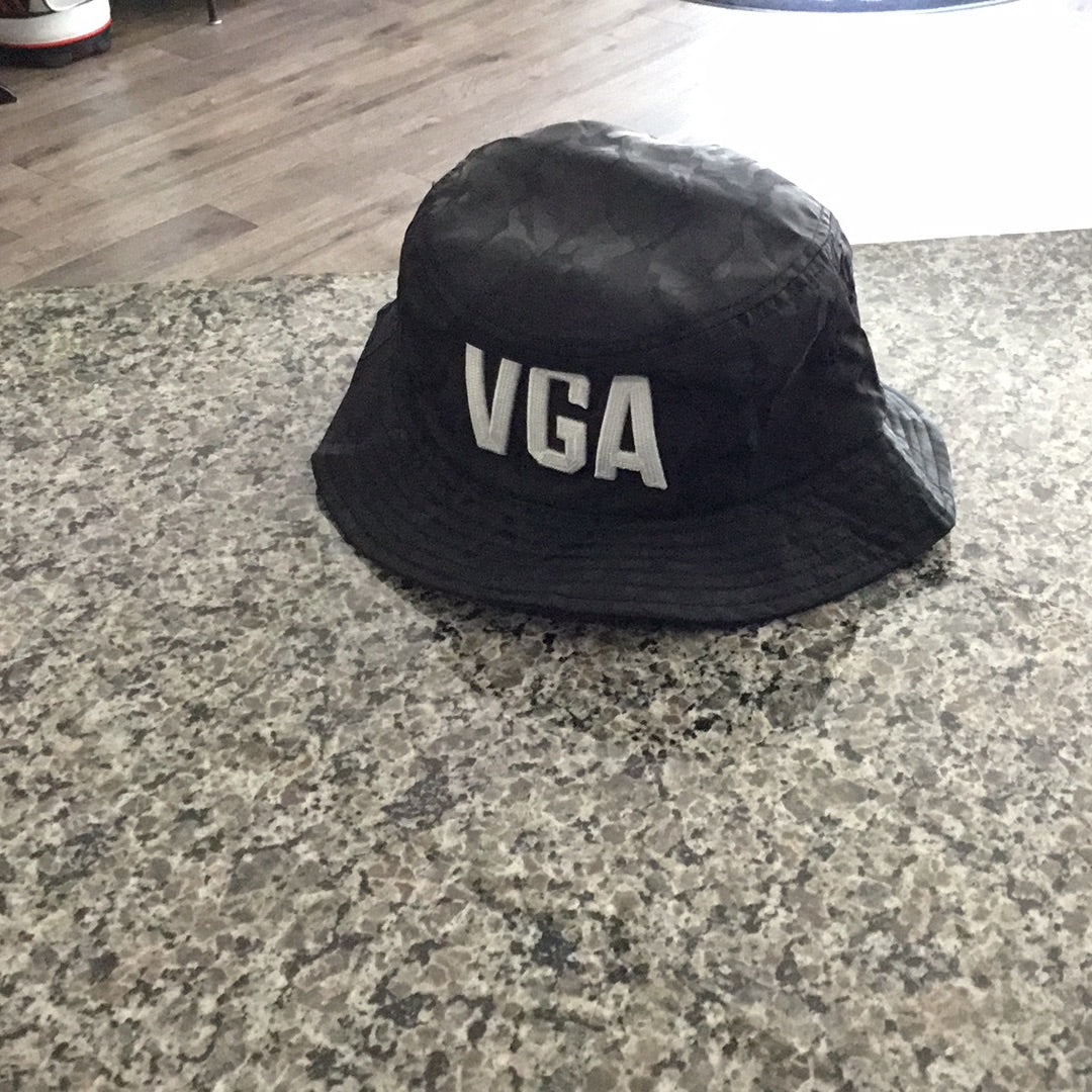 Bucket Hat Black Camo