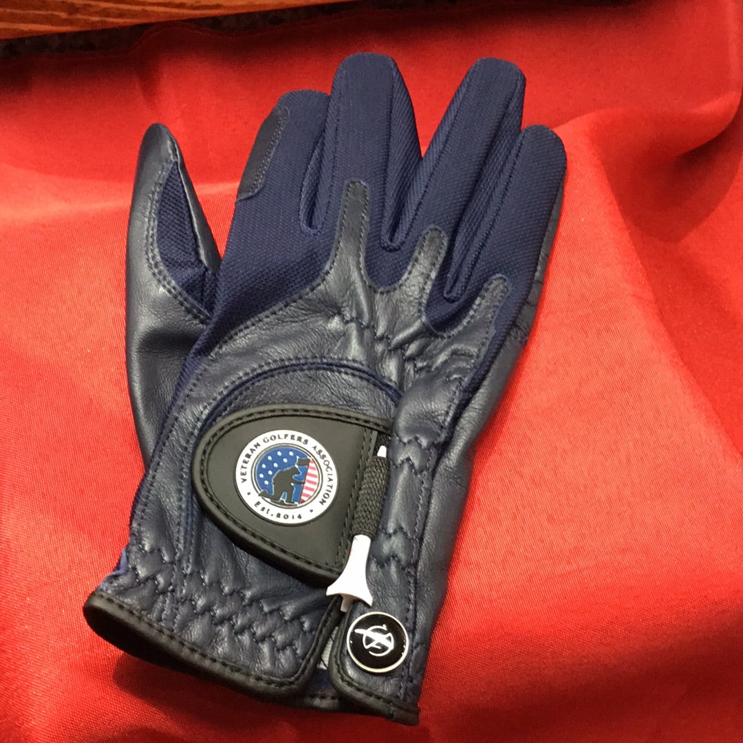 Mens Cabretta Elite Navy Right Gloves