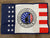 American Flag Embroidered Pin Flag