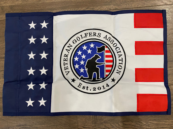 American VGA Pin Flag - Veteran Golfers Association