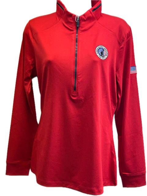 Greg Norman  Women's Leaderboard Half Zip Pullover