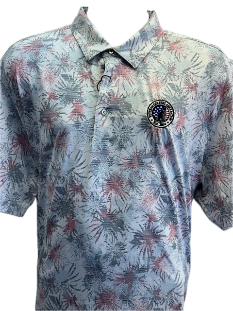 Greg Norman Men's ML75 Ventilated Fireworks Polo