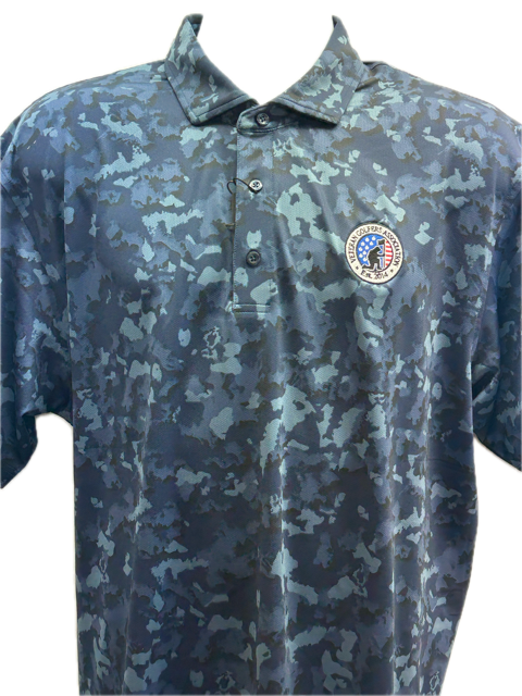 Dunning Quest Camo Ventilated Performance Polo