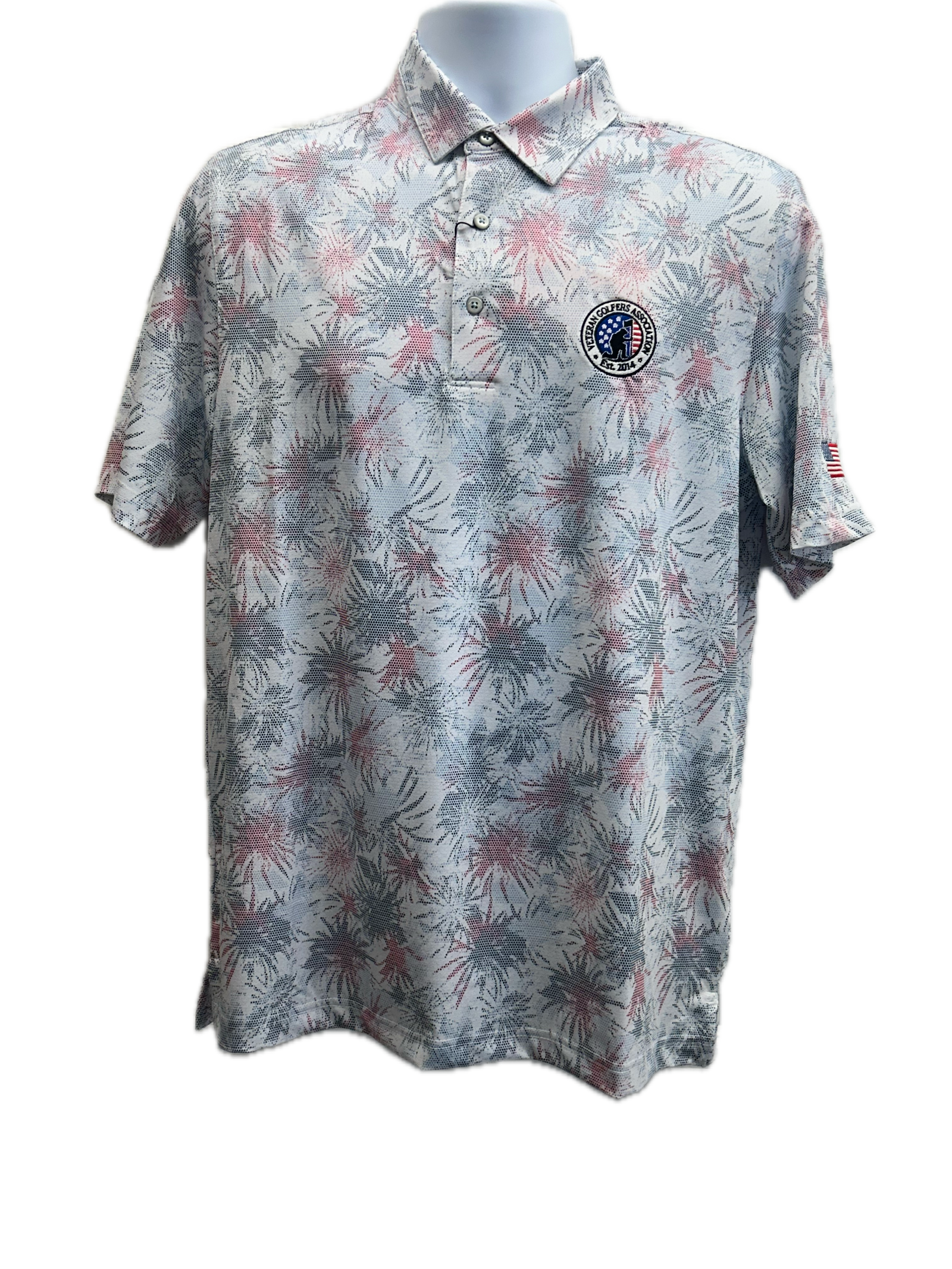 Greg Norman ML75 Stretch Mesh Celebration Golf Polo