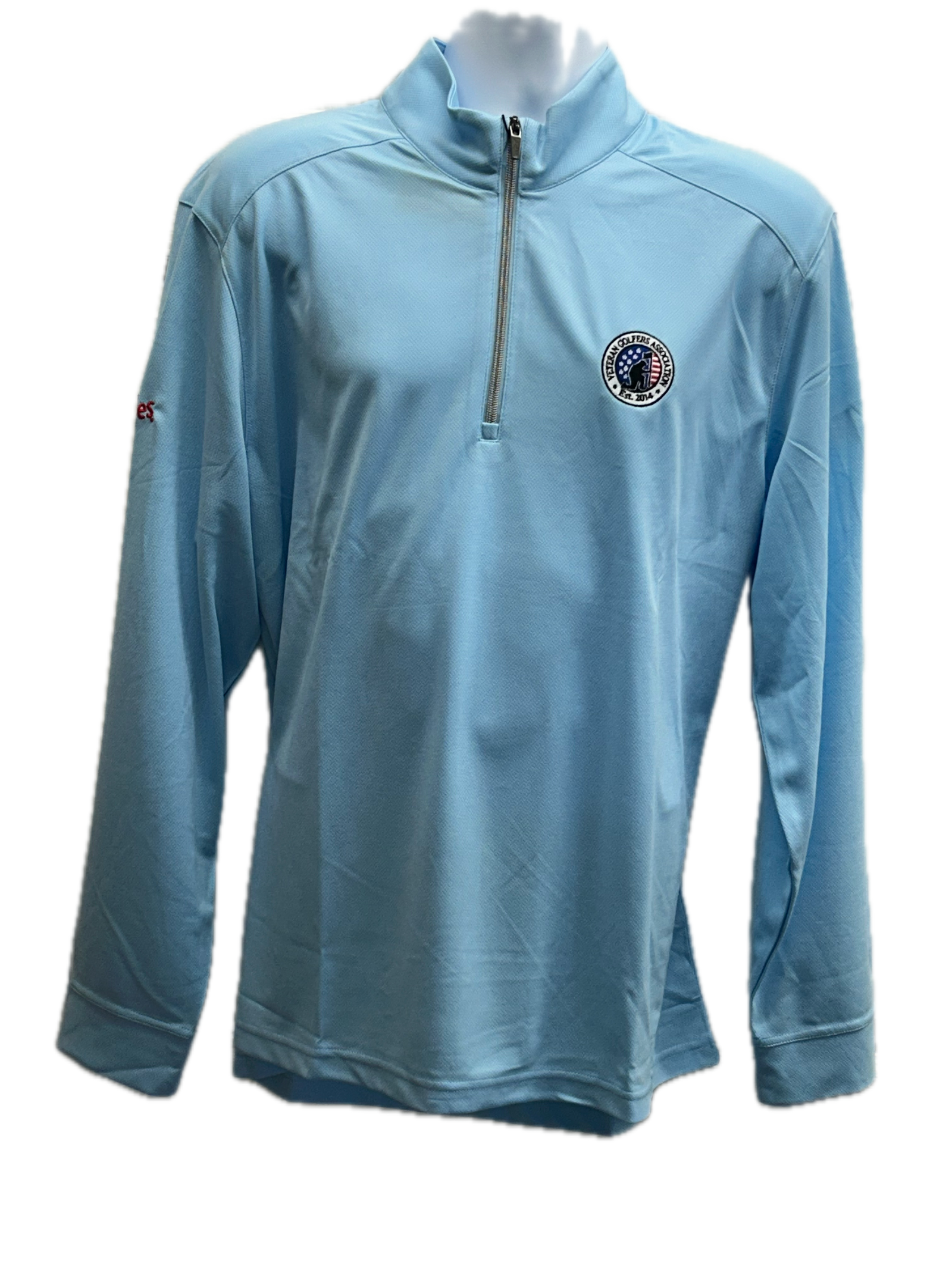 Greg Norman Heathered Quarter Zip Mock