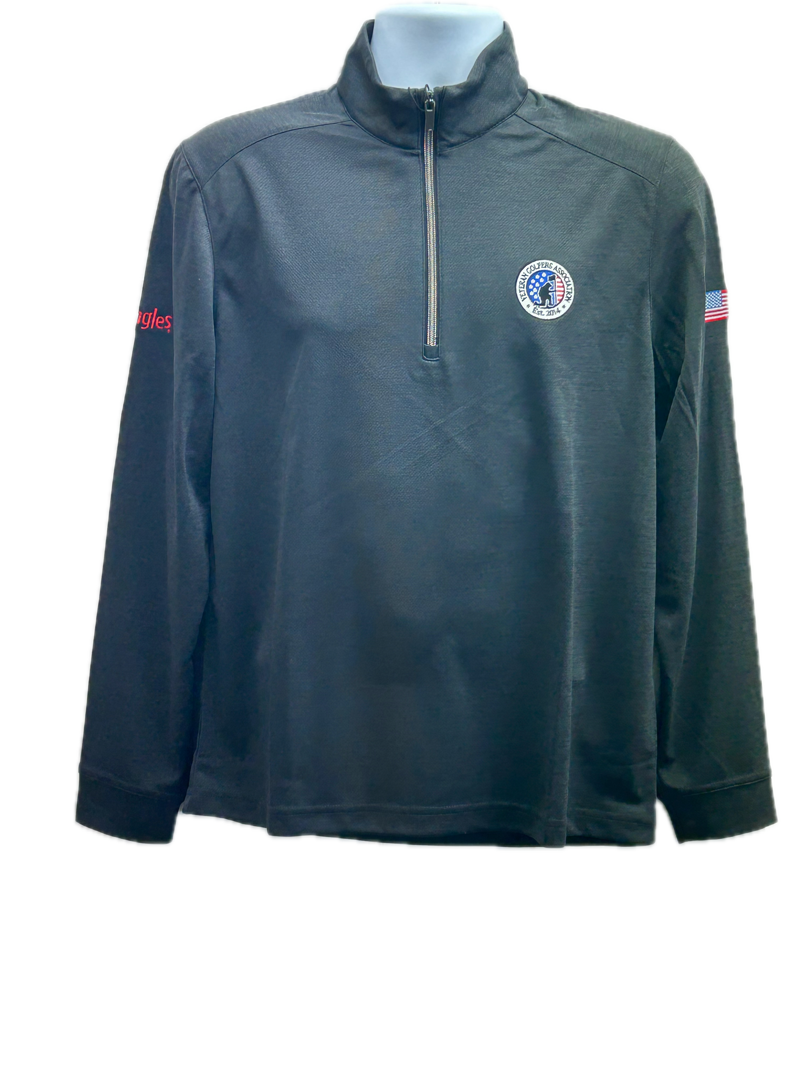 Greg Norman Heathered Quarter Zip Mock