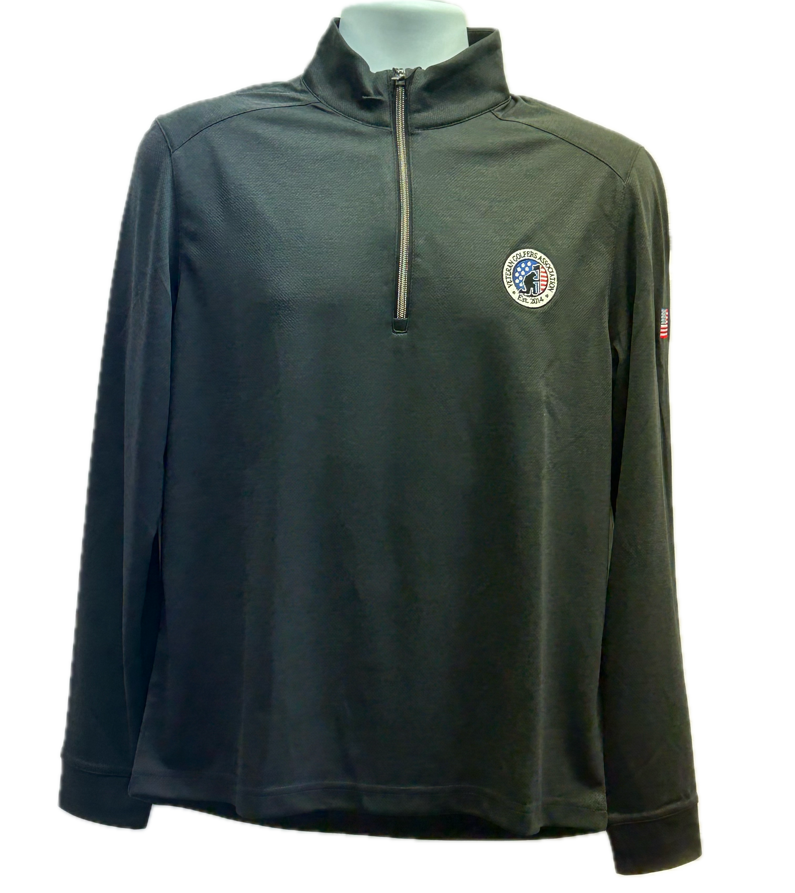 Greg Norman Heathered Quarter Zip Mock