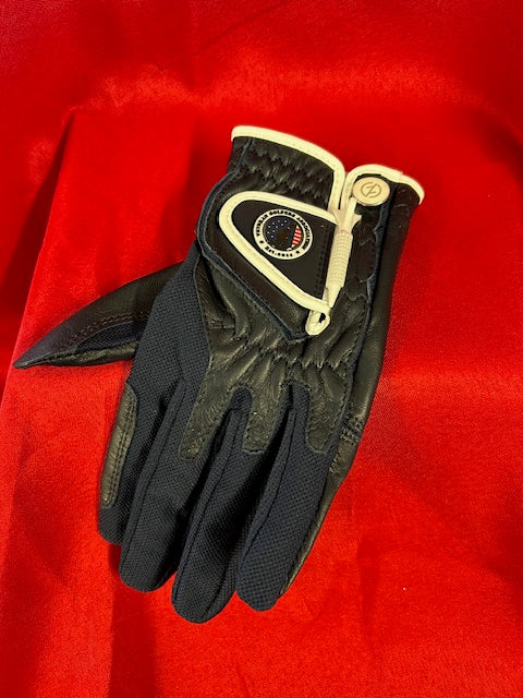 Womens Cabretta Elite Navy Left Gloves