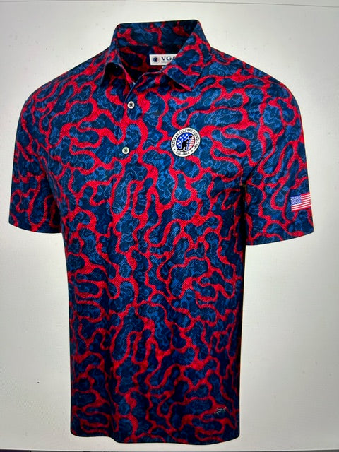VGA U.S. COAST GUARD CAMO SHARK POLO - UNISEX