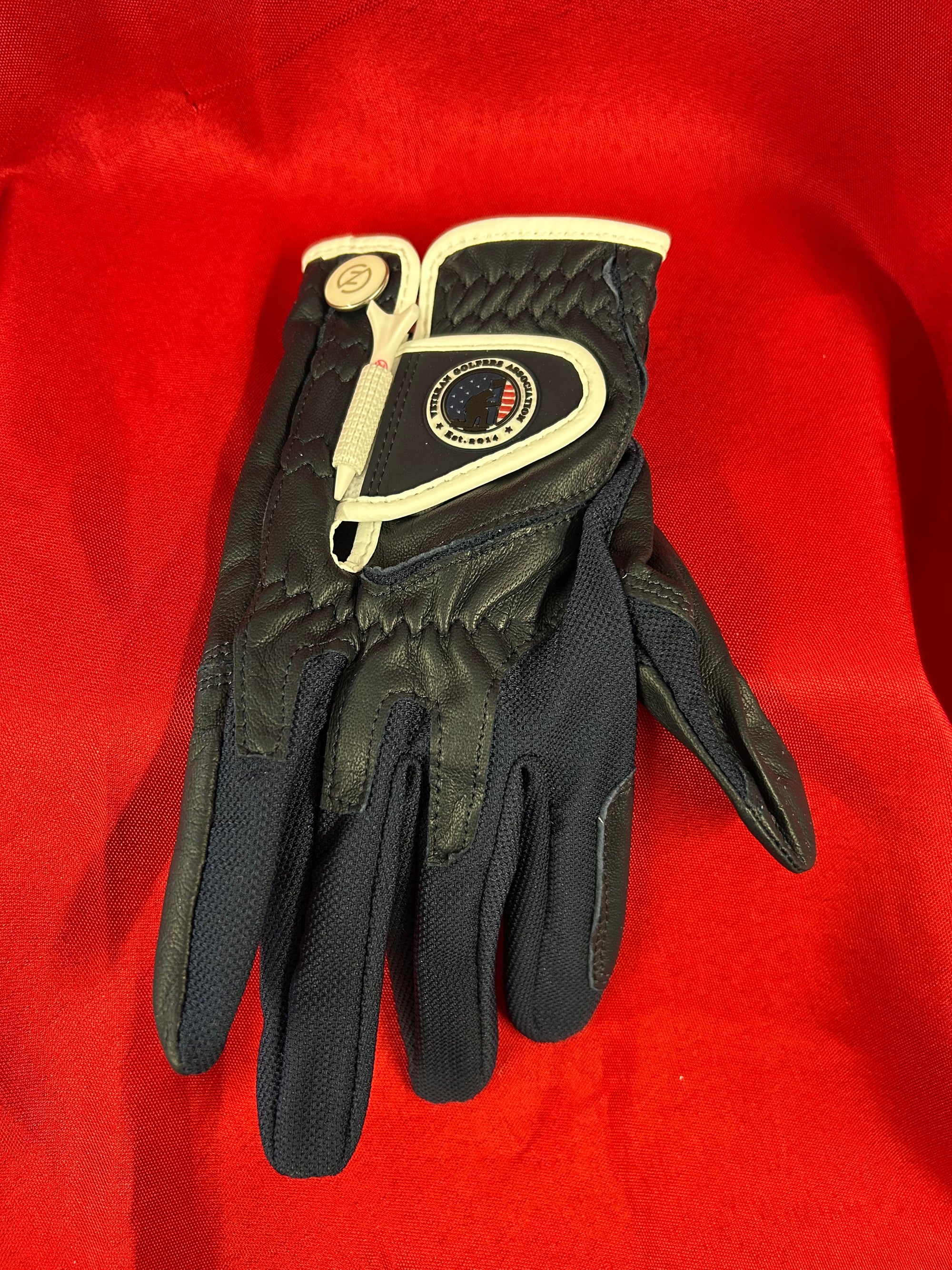 Womens Cabretta Elite Navy Right Gloves