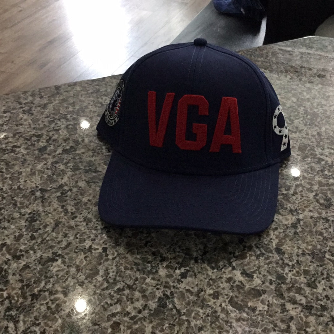 Navy Hat w/ Red VGA