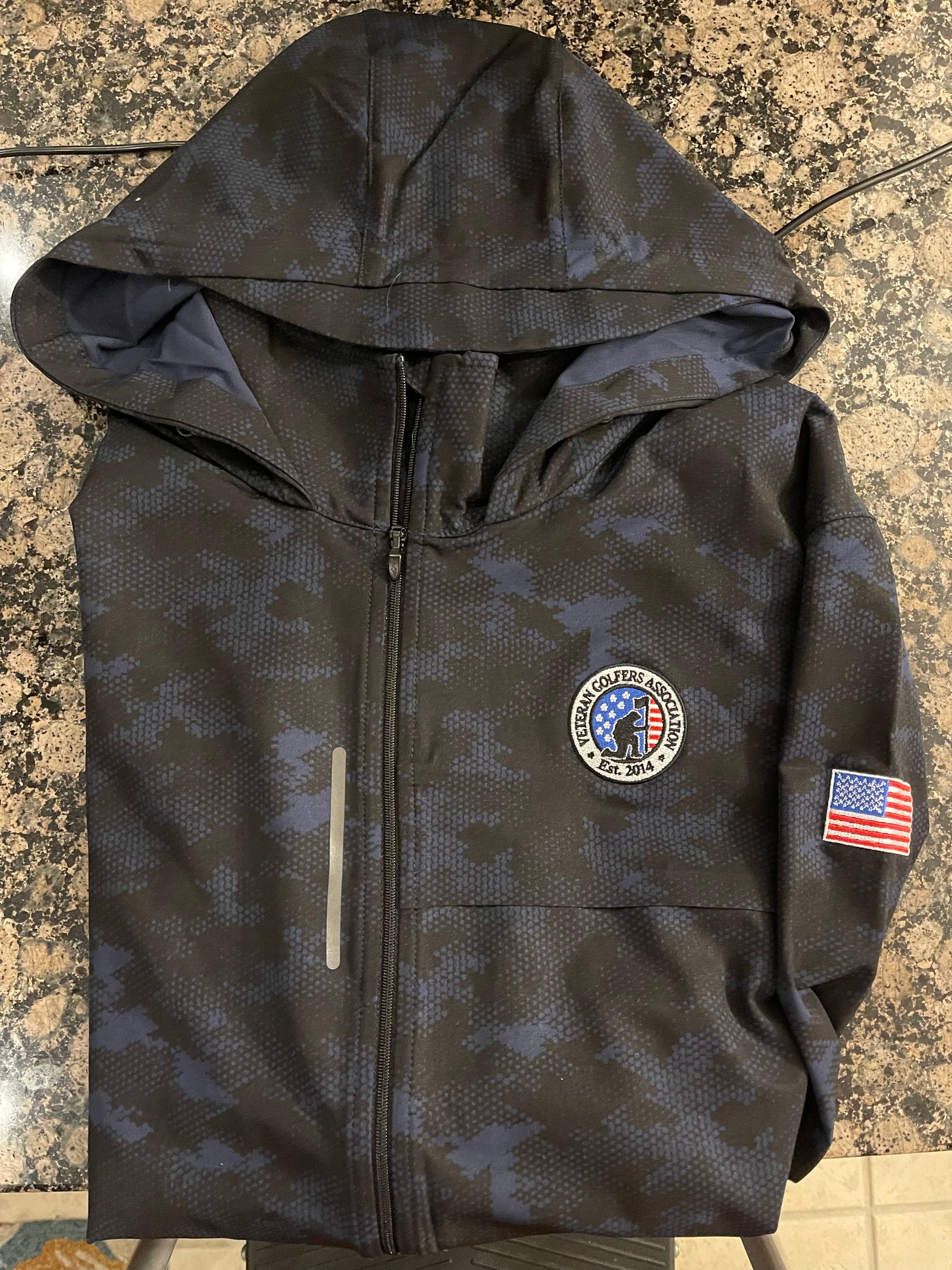 Greg Norman Lab Camo Full-Zip Windbreaker - Unisex