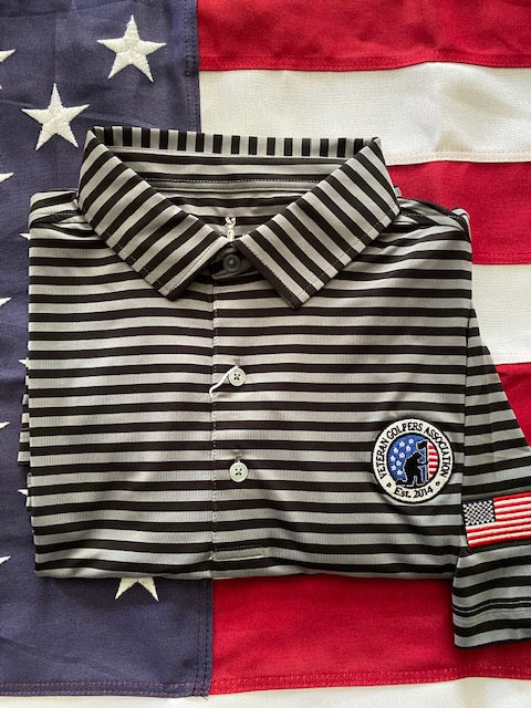 Bobby Jones Performance Feed Stripe Short Sleeve Polo Shirt