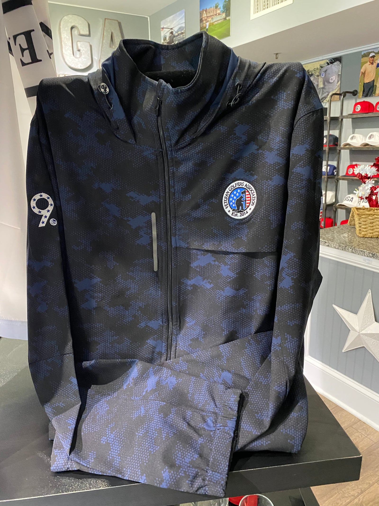 Greg Norman Lab Camo Full-Zip Windbreaker - Unisex